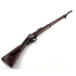 A late 19th century Belgian Comblain breech loading rifle