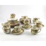 A Reinhold Schlegelmilch, R S Poland China tea service