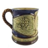A Royal Doulton commemorative stoneware mug, Lord Nelson