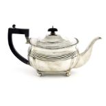 A George V silver teapot, C S Harris and Sons