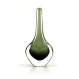 Nils Landberg for Orrefors, a Dusk glass vase