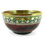 Charles Cundall for Pilkington, a Royal Lancastrian lustre bowl