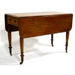 A William IV mahogany Pembroke table, circa 1835
