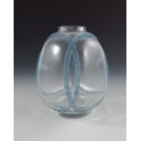 Rene Lalique, a Guirlandes de Roses glass vase