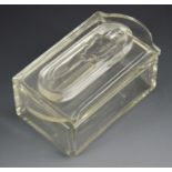 Curt Schlevogt, an Art Deco Ingrid glass box and cover