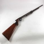 A vintage spring loaded air rifle