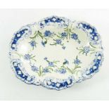 William Moorcroft for MacIntyre, a Buttercup scalloped dish, circa 1904, printed mark, 30cm wide
