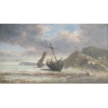 Impressionist School (19th Century), Coastal Scene at Low Tide