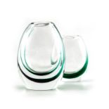 Vicke Lindstrand for Kosta, a pair of miniature glass vases, LH1640