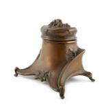 Jennings Brothers, an American Art Nouveau copper inkwell