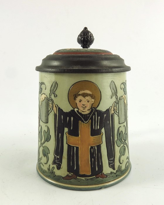 Mettlach, Villeroy and Boch, a quarter litre stein, incised Munich Child - Image 3 of 7