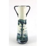 William Moorcroft for James MacIntyre, a Florian Ware Hazledene landscape vase