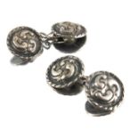 Charles Horner, a pair of Celtic style silver cufflinks