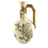 A Royal Worcester blush ivory jug, 1889