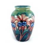 William Moorcroft, a Late Cornflower vase