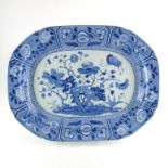 A Spode Staffordshire blue and white platter, India pattern