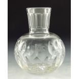 Stuart and Sons for White Star Line, a First Class cut glass carafe, circa 1911