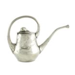 Hugo Leven for Kayserzinn, a Jugendstil pewter watering can