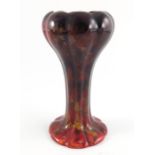 A Royal Doulton Flambe vase