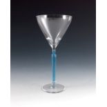 A Lalique Clos Sainte Odile winee glass