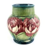 William Moorcroft, a small Waratah vase