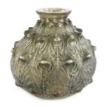 Rene Lalique, a Fougeres glass vase