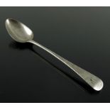 A George III silver basting spoon, Peter, Ann and William Bateman