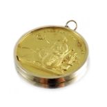 A 24 carat gold agricultural medal