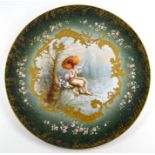 A Limoges porcelain charger