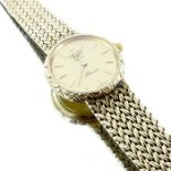 A Longines ladies 9 carat gold Presence wristwatch