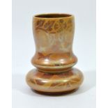 A Craven Dunhill, Jackfield lustre vase