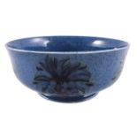William Moorcroft, a Powder Blue Cornflower bowl,