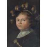 German School, 16th Century, Portrait of an Aristocratic Boy in Bonnet