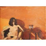 Sylvia Collings (20th century), Shadows, oil on board, signed verso, 38cm x 50cm, framed