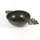 An 18th century pewter quaich