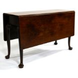 A George II mahogany drop leaf table