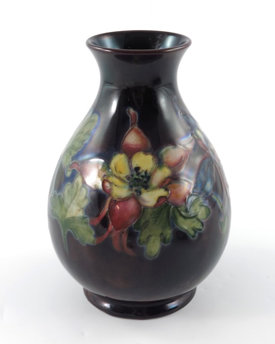 Walter Moorcroft, a Flambe Columbine vase - Image 5 of 5