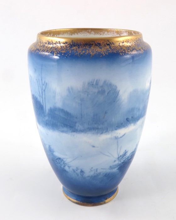 A Royal Doulton blue children vase - Image 9 of 9