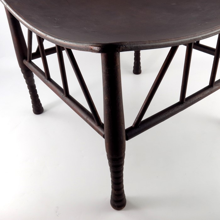 Liberty and Co., an Aesthetic Movement Thebes stool - Image 3 of 6