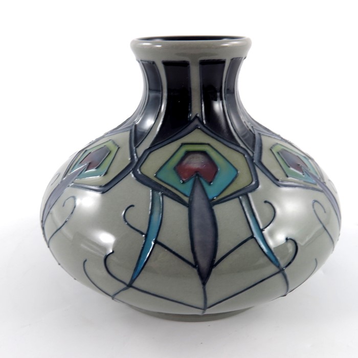 Nicola Slaney for Moorcroft, Peacock Parade vase, circa 2012 - Image 5 of 5