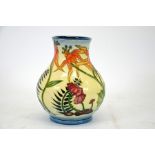 A Moorcroft Collectors Club 2000 vase, Isobel pattern, bulbous form,