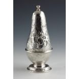 A Victorian silver shaker, F B Thomas and Co., London 1879