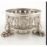 A George III silver burner ring, Paul Storr