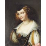 19th Century School, portrait of Helene Fourment, wife of Peter Paul Rubens