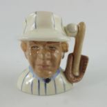 A Royal Doulton miniature prototype character jug,