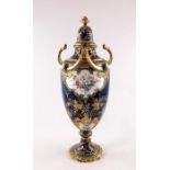 A large Royal Crown Derby pedestal vase