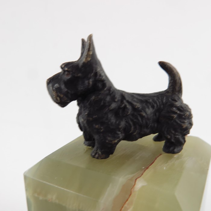 A pair of Austrian bronze Highland Terriers bookends - Image 2 of 8