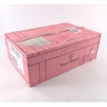 Veuve Clicquot, Rose Champagne, half bottles, case (12)