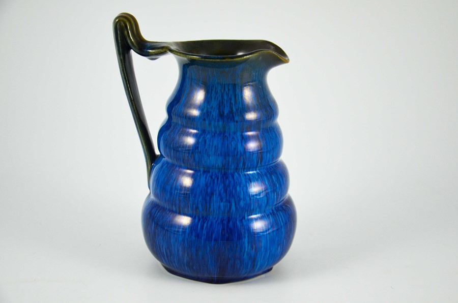 Bourne Denby, an electric blue Danesby Ware Tansley jug - Image 2 of 11