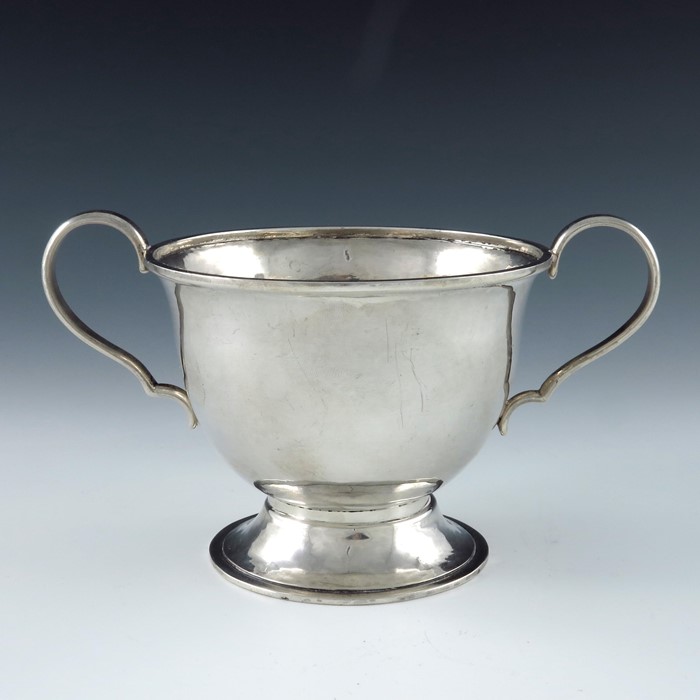 An Arts and Crafts silver twin handled bowl, Central School of Arts and Crafts